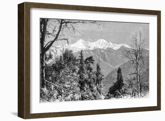 The Banderpunch Mountains, India, 1895-Charles Barbant-Framed Giclee Print