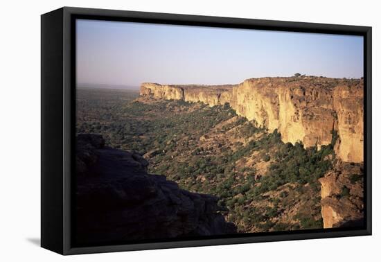 The Bandiagara Escarpment, Dogon Area, Mali, Africa-Jenny Pate-Framed Premier Image Canvas