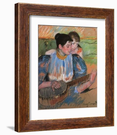 The Banjo Lesson-Mary Cassatt-Framed Giclee Print