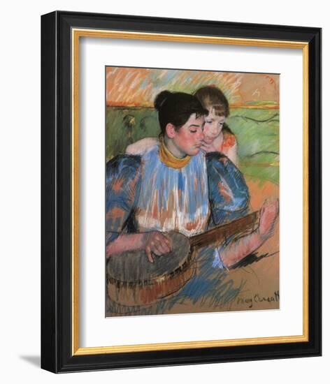 The Banjo Lesson-Mary Cassatt-Framed Giclee Print