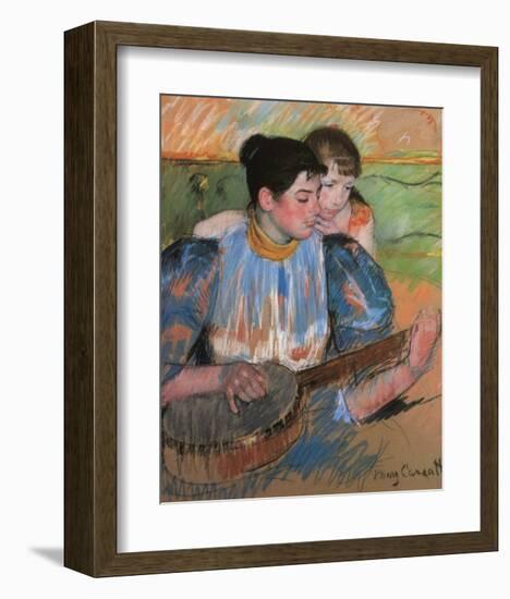 The Banjo Lesson-Mary Cassatt-Framed Giclee Print