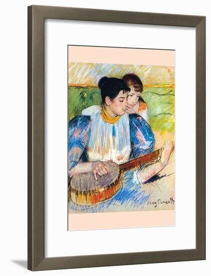 The Banjo Lesson-Mary Cassatt-Framed Art Print