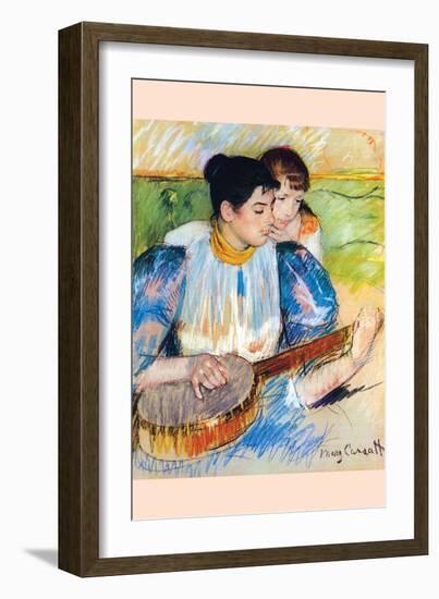 The Banjo Lesson-Mary Cassatt-Framed Art Print