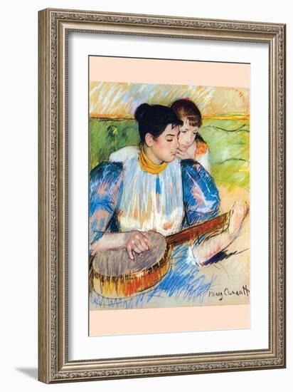 The Banjo Lesson-Mary Cassatt-Framed Art Print