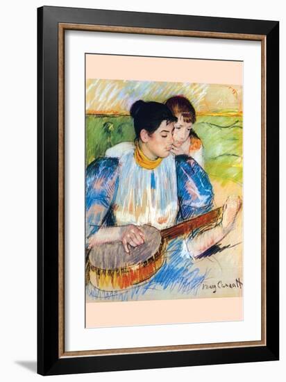 The Banjo Lesson-Mary Cassatt-Framed Art Print