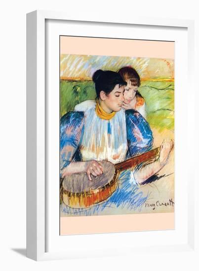 The Banjo Lesson-Mary Cassatt-Framed Art Print