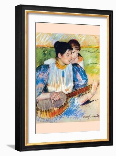 The Banjo Lesson-Mary Cassatt-Framed Art Print