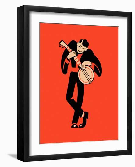 The Banjo-Mark Rogan-Framed Art Print