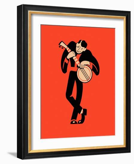 The Banjo-Mark Rogan-Framed Art Print