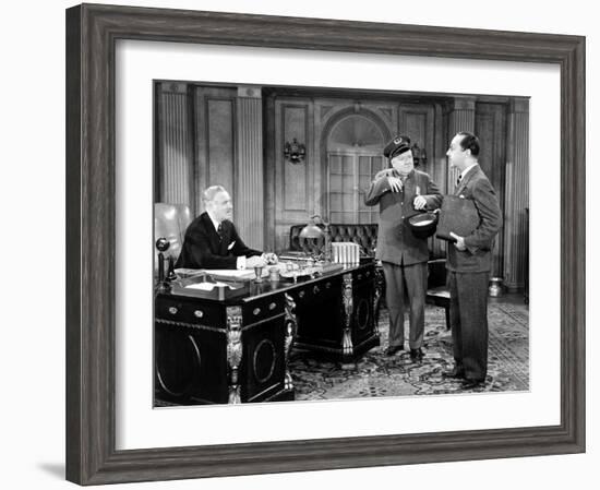 The Bank Dick, Pierre Watkin, W C Fields, Franklin Pangborn, 1940-null-Framed Photo