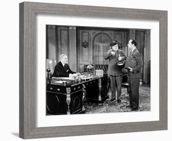 The Bank Dick, Pierre Watkin, W C Fields, Franklin Pangborn, 1940-null-Framed Photo