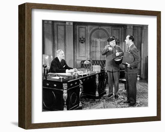 The Bank Dick, Pierre Watkin, W C Fields, Franklin Pangborn, 1940-null-Framed Photo