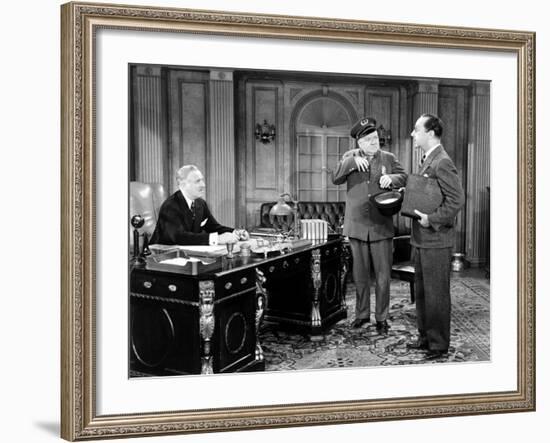 The Bank Dick, Pierre Watkin, W C Fields, Franklin Pangborn, 1940-null-Framed Photo