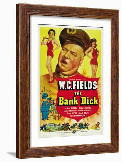 The Bank Dick, W.C. Fields, 1940-null-Framed Premium Giclee Print