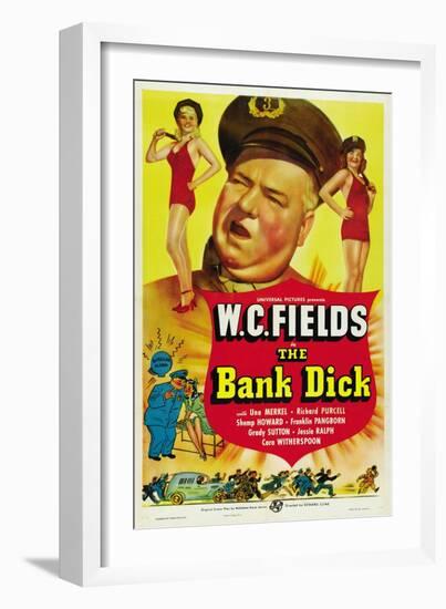 The Bank Dick, W.C. Fields, 1940-null-Framed Premium Giclee Print