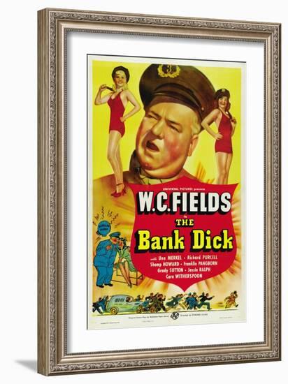 The Bank Dick, W.C. Fields, 1940-null-Framed Art Print