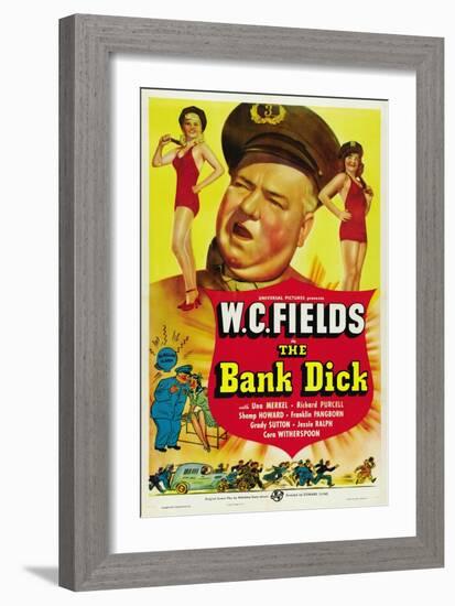 The Bank Dick, W.C. Fields, 1940-null-Framed Art Print
