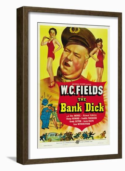 The Bank Dick, W.C. Fields, 1940-null-Framed Art Print