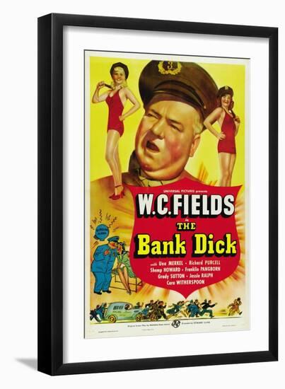 The Bank Dick, W.C. Fields, 1940-null-Framed Art Print