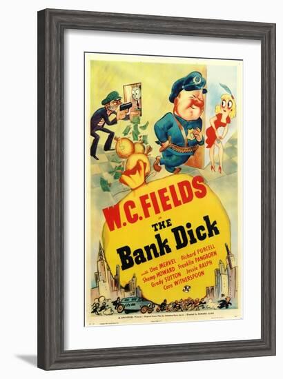 The Bank Dick-null-Framed Art Print