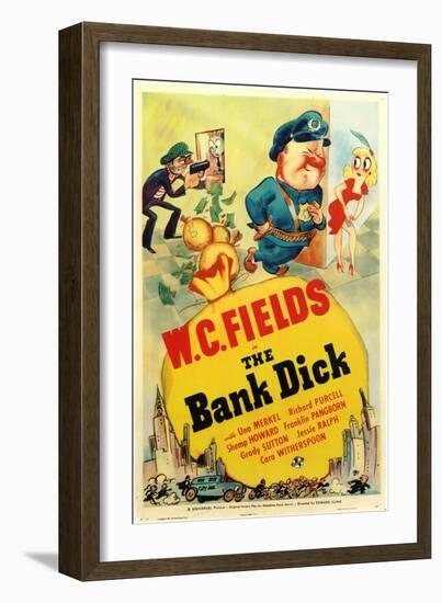 The Bank Dick-null-Framed Art Print