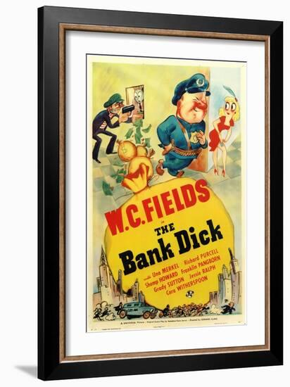 The Bank Dick-null-Framed Art Print