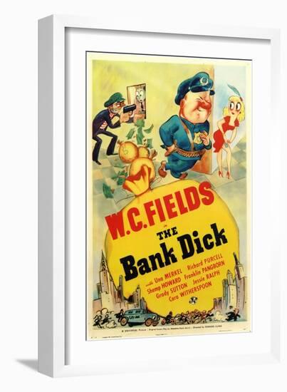 The Bank Dick-null-Framed Art Print