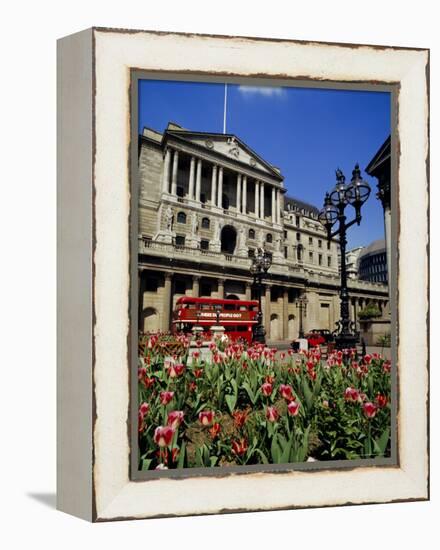 The Bank of England, Threadneedle Street, City of London, England, UK-Walter Rawlings-Framed Premier Image Canvas