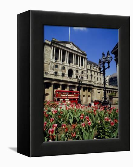 The Bank of England, Threadneedle Street, City of London, England, UK-Walter Rawlings-Framed Premier Image Canvas