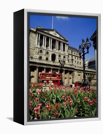 The Bank of England, Threadneedle Street, City of London, England, UK-Walter Rawlings-Framed Premier Image Canvas