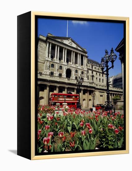 The Bank of England, Threadneedle Street, City of London, England, UK-Walter Rawlings-Framed Premier Image Canvas