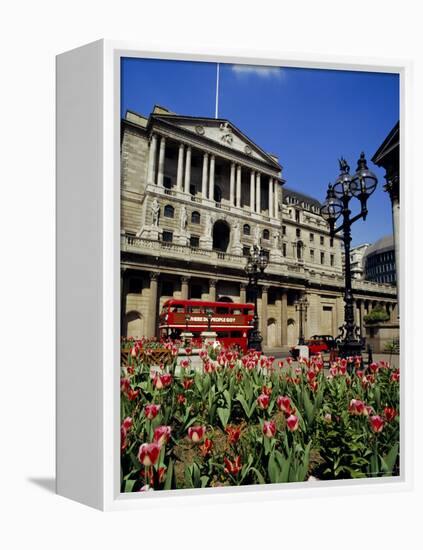 The Bank of England, Threadneedle Street, City of London, England, UK-Walter Rawlings-Framed Premier Image Canvas