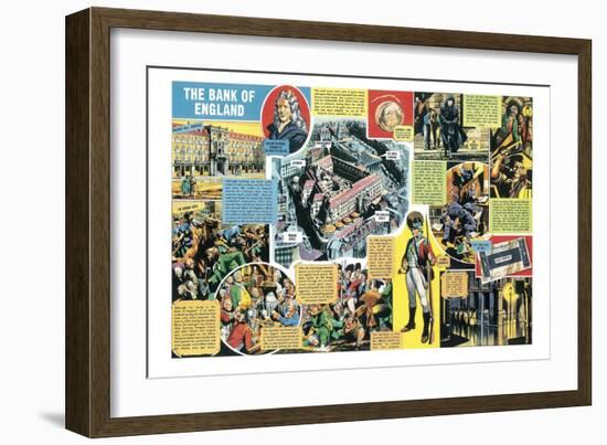 The Bank of England-Ron Embleton-Framed Giclee Print