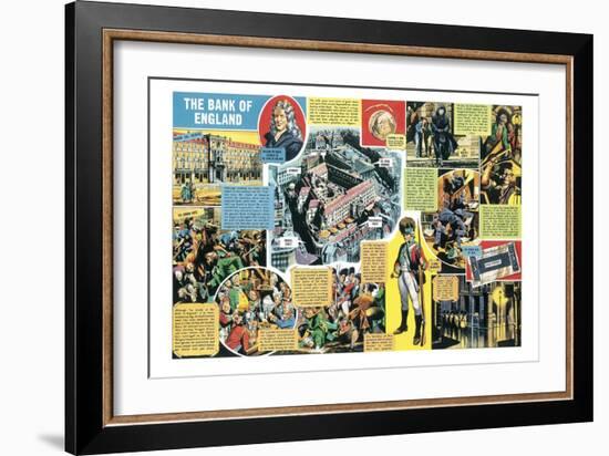 The Bank of England-Ron Embleton-Framed Giclee Print