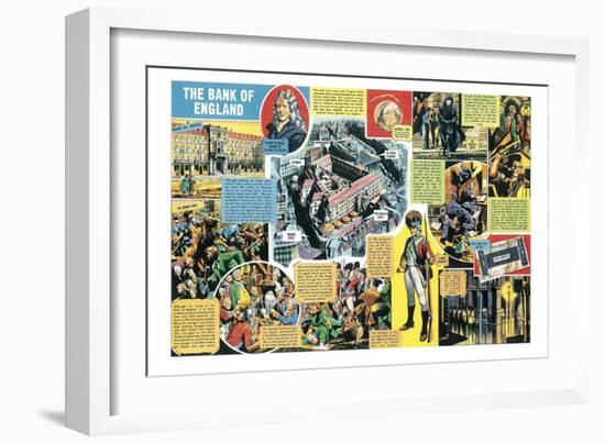 The Bank of England-Ron Embleton-Framed Giclee Print