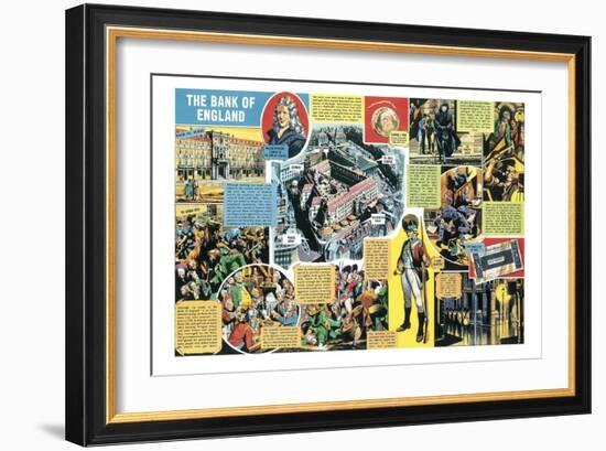 The Bank of England-Ron Embleton-Framed Giclee Print