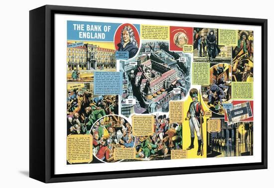 The Bank of England-Ron Embleton-Framed Premier Image Canvas