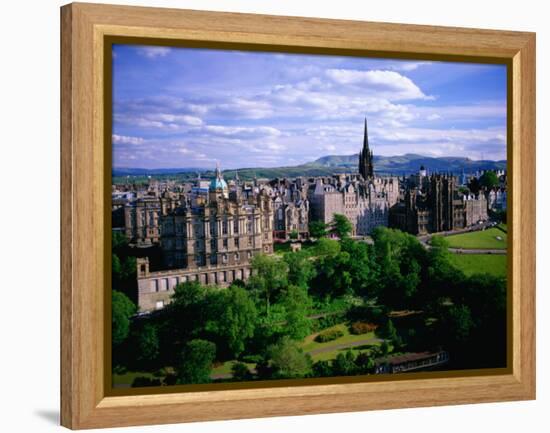 The Bank of Scotland, Highland Tolbooth Kirk, Camera Obscura & the General Assembly, Edinburgh, UK-Jonathan Smith-Framed Premier Image Canvas