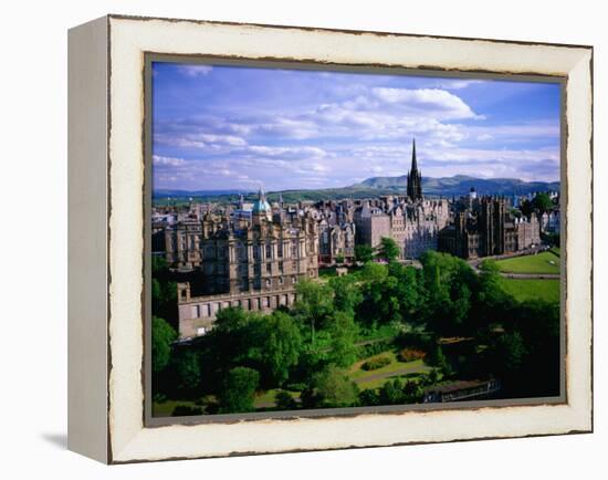 The Bank of Scotland, Highland Tolbooth Kirk, Camera Obscura & the General Assembly, Edinburgh, UK-Jonathan Smith-Framed Premier Image Canvas