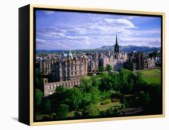 The Bank of Scotland, Highland Tolbooth Kirk, Camera Obscura & the General Assembly, Edinburgh, UK-Jonathan Smith-Framed Premier Image Canvas