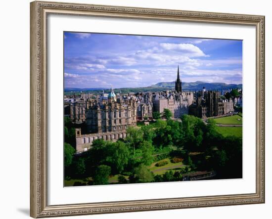 The Bank of Scotland, Highland Tolbooth Kirk, Camera Obscura & the General Assembly, Edinburgh, UK-Jonathan Smith-Framed Photographic Print