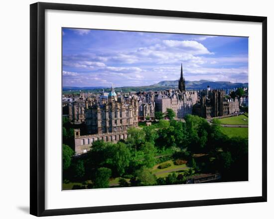 The Bank of Scotland, Highland Tolbooth Kirk, Camera Obscura & the General Assembly, Edinburgh, UK-Jonathan Smith-Framed Photographic Print