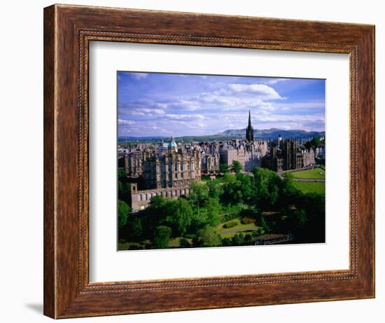 The Bank of Scotland, Highland Tolbooth Kirk, Camera Obscura & the General Assembly, Edinburgh, UK-Jonathan Smith-Framed Photographic Print