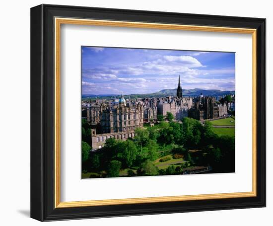 The Bank of Scotland, Highland Tolbooth Kirk, Camera Obscura & the General Assembly, Edinburgh, UK-Jonathan Smith-Framed Photographic Print