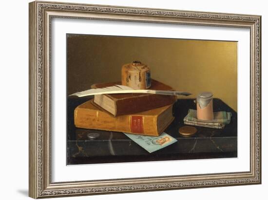 The Banker's Table-William Michael Harnett-Framed Giclee Print