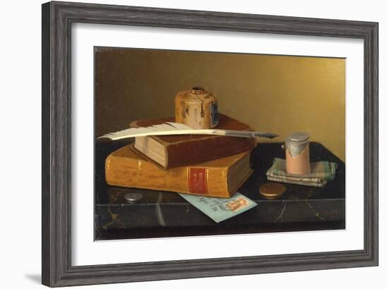The Banker's Table-William Michael Harnett-Framed Giclee Print
