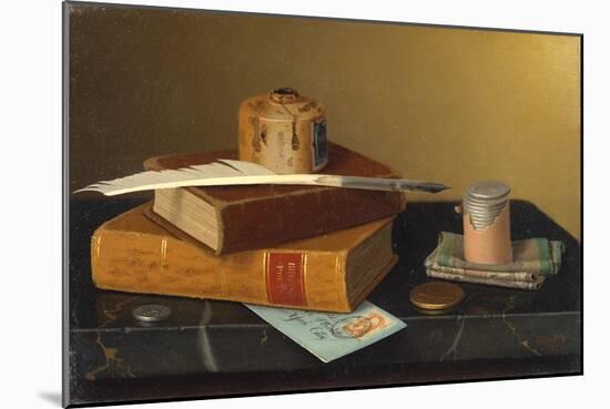 The Banker's Table-William Michael Harnett-Mounted Giclee Print