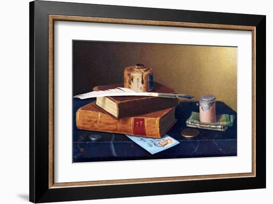 The Bankers Table-William Michael Harnett-Framed Giclee Print