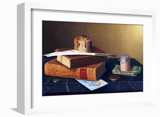 The Bankers Table-William Michael Harnett-Framed Giclee Print