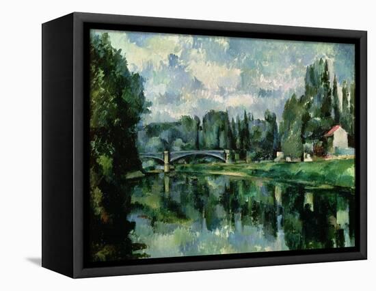 The Banks of the Marne at Creteil, circa 1888-Paul C?zanne-Framed Premier Image Canvas